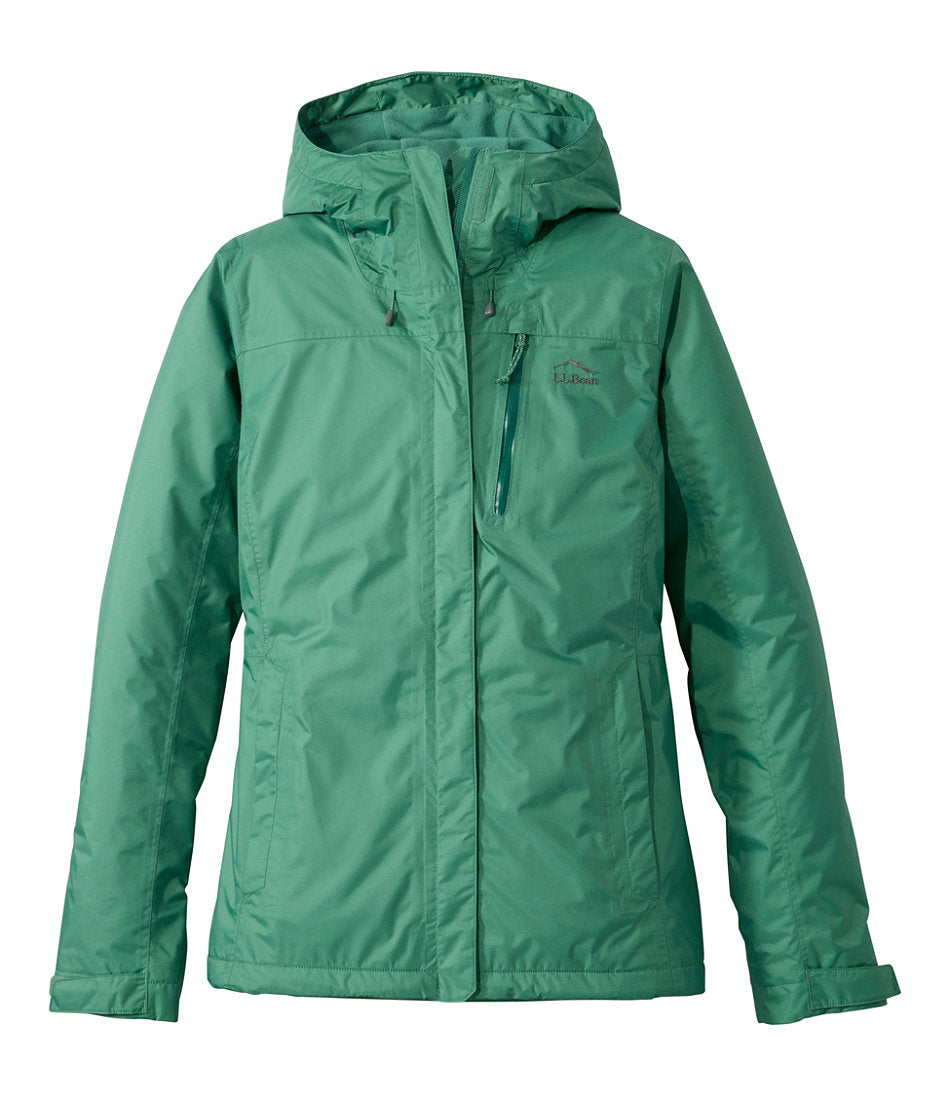 Women's Trail Model Rain Jacket, Fleece-Lined | L.L.Bean US