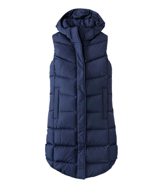 Women's Popham Puffer Long Vest | L.L.Bean online