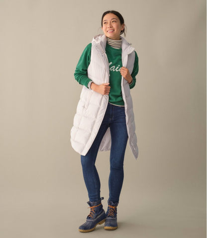 Women's Popham Puffer Long Vest | L.L.Bean online