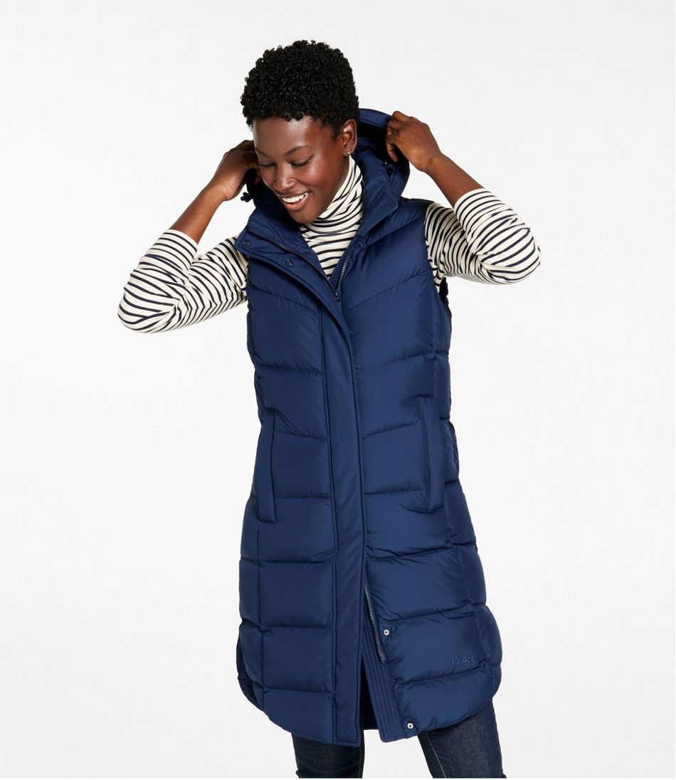 Women's Popham Puffer Long Vest | L.L.Bean online