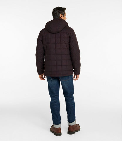 Men's Upcountry Waxed Down Hooded Jacket | L.L.Bean online