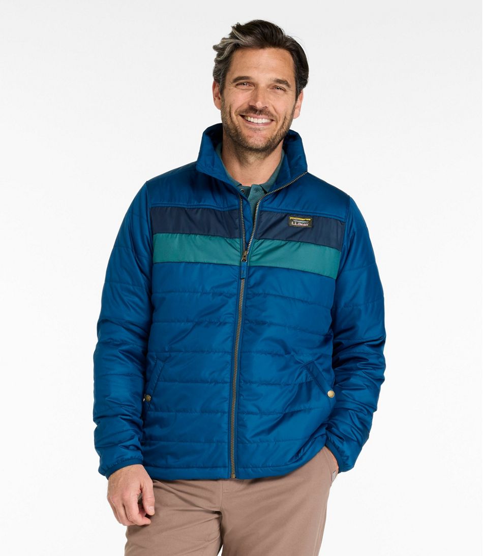Men's Mountain Classic Puffer Jacket, Colorblock | L.L.Bean online