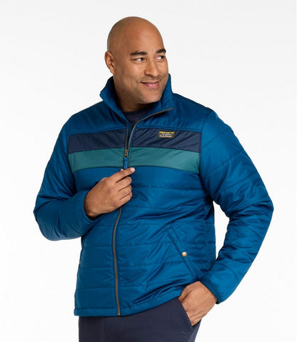 Men's Mountain Classic Puffer Jacket, Colorblock | L.L.Bean online