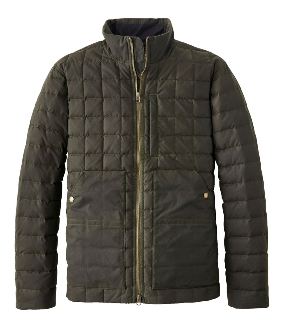 Men's Upcountry Waxed Cotton Down Sweater | L.L.Bean outlet