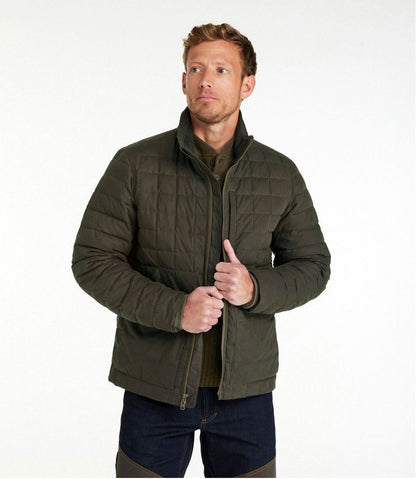 Men's Upcountry Waxed Cotton Down Sweater | L.L.Bean outlet