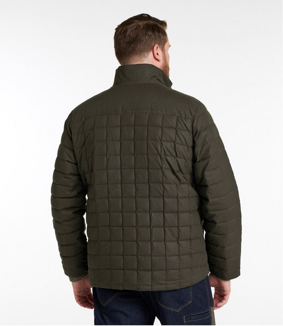 Men's Upcountry Waxed Cotton Down Sweater | L.L.Bean outlet