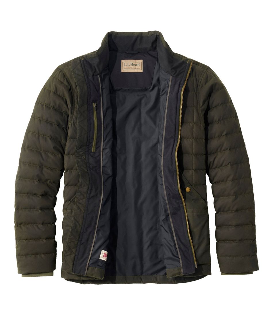 Men's Upcountry Waxed Cotton Down Sweater | L.L.Bean outlet