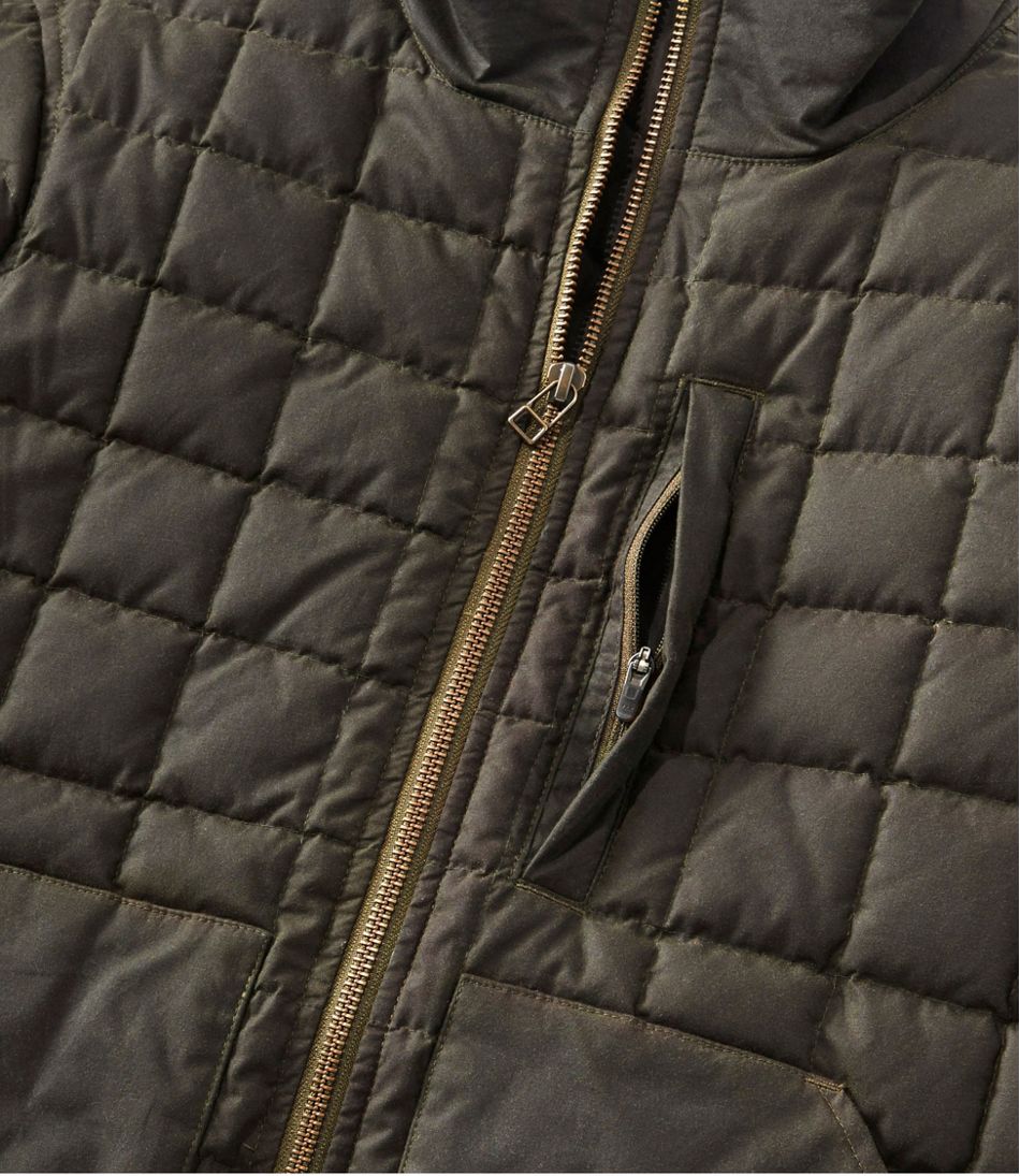 Men's Upcountry Waxed Cotton Down Sweater | L.L.Bean outlet