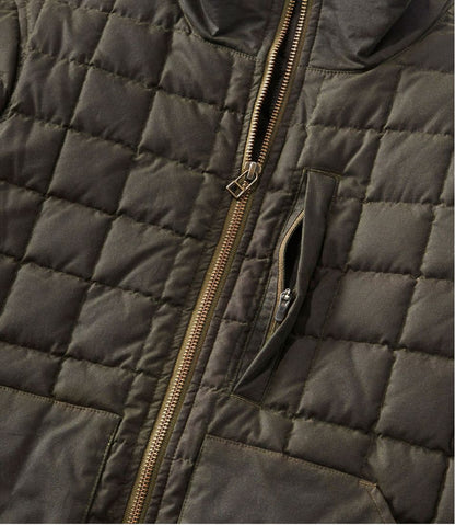 Men's Upcountry Waxed Cotton Down Sweater | L.L.Bean outlet