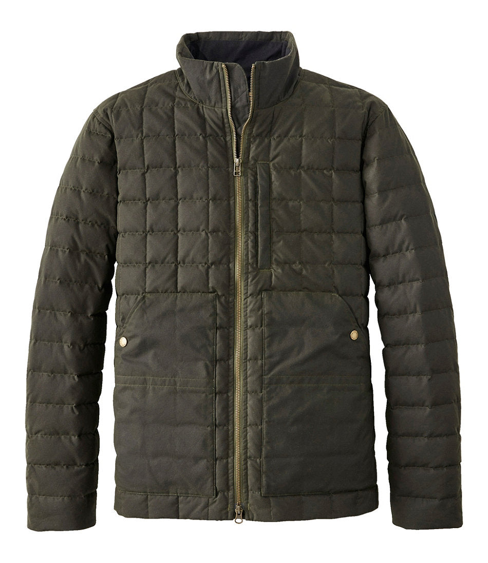 Men's Upcountry Waxed Cotton Down Sweater | L.L.Bean outlet