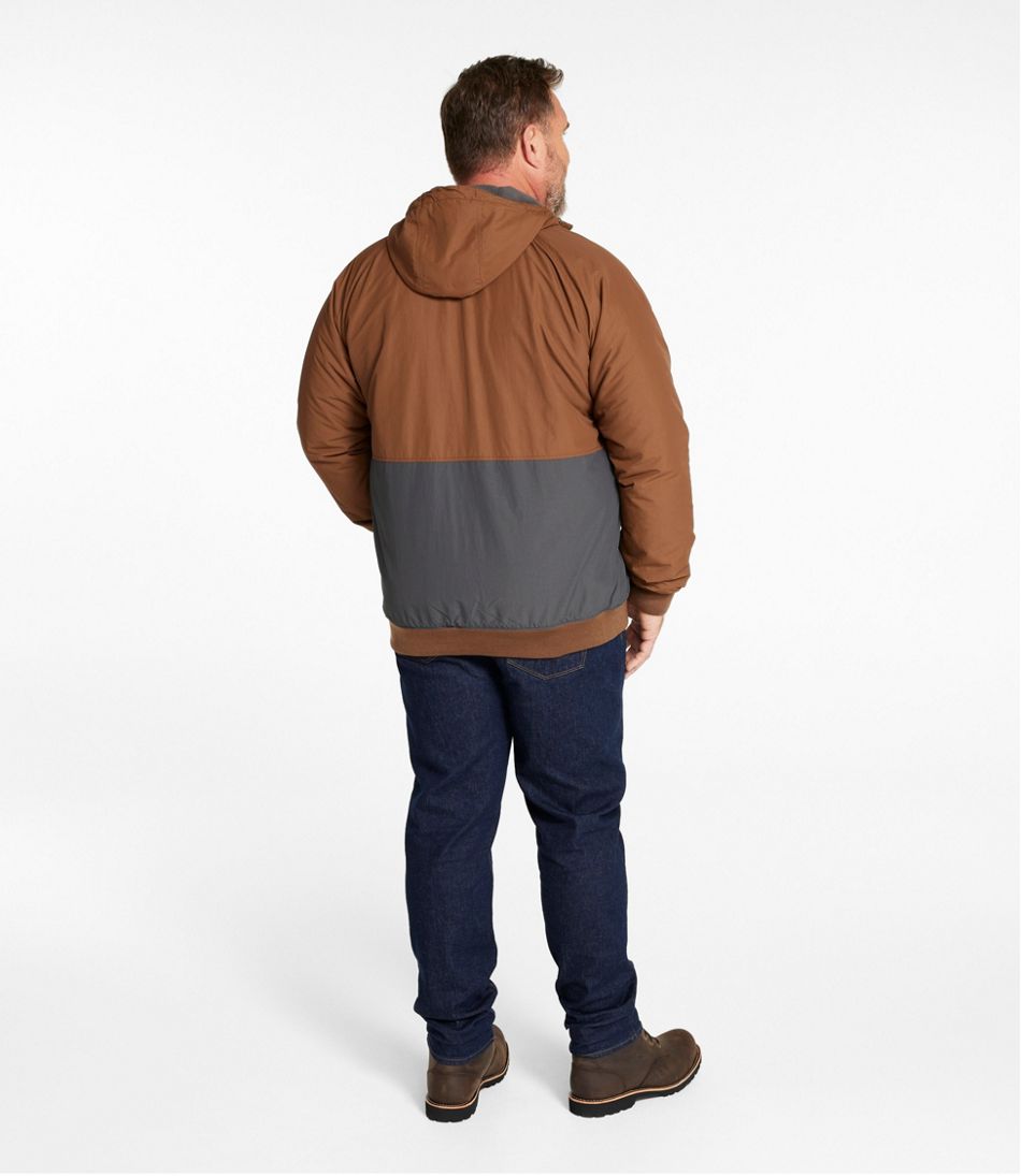 Men's Insulated 3-Season Bomber Hooded Jacket, Colorblock | L.L.Bean discount