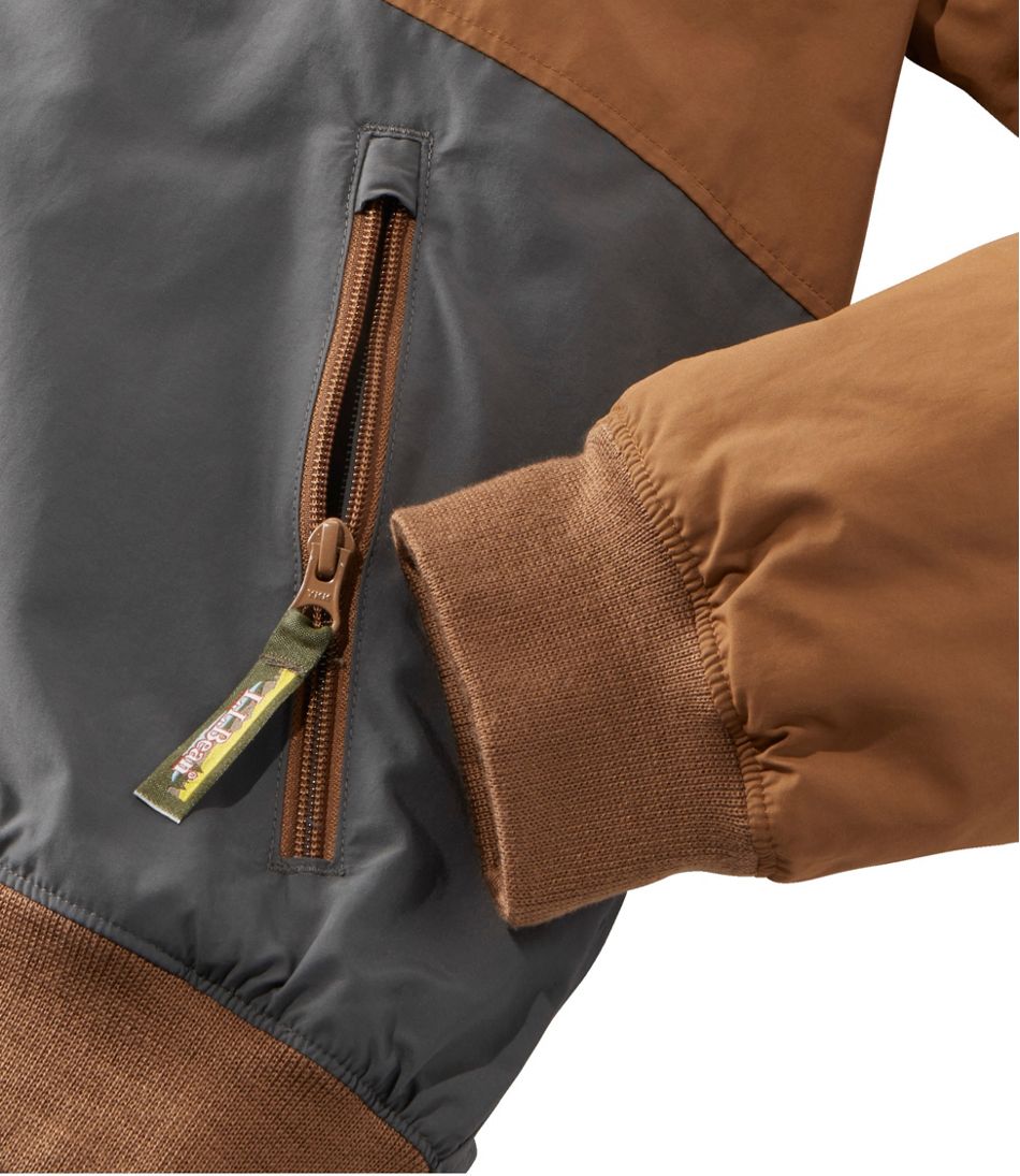 Men's Insulated 3-Season Bomber Hooded Jacket, Colorblock | L.L.Bean discount