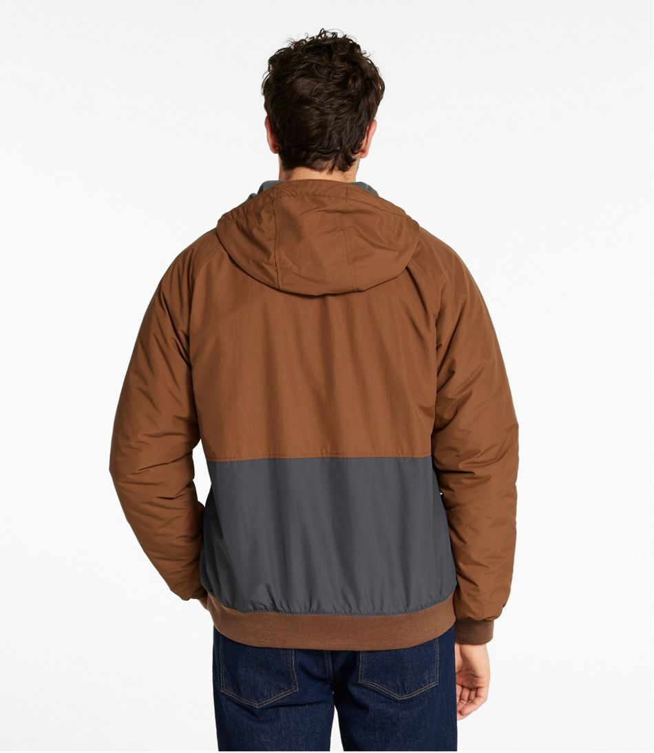 Men's Insulated 3-Season Bomber Hooded Jacket, Colorblock | L.L.Bean discount