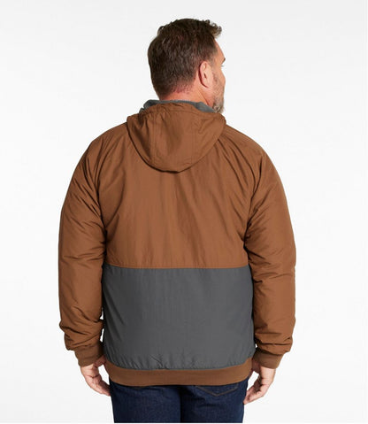 Men's Insulated 3-Season Bomber Hooded Jacket, Colorblock | L.L.Bean discount