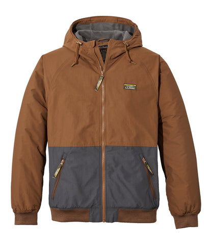 Men's Insulated 3-Season Bomber Hooded Jacket, Colorblock | L.L.Bean discount
