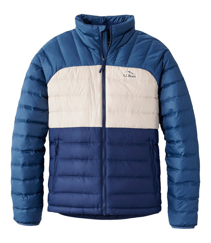 Men's Bean's Down Jacket, Colorblock | L.L.Bean on sale