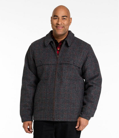 Men's Maine Guide Zip-Front Jac-Shirt with PrimaLoft, Plaid | L.L.Bean outlet