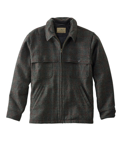 Men's Maine Guide Zip-Front Jac-Shirt with PrimaLoft, Plaid | L.L.Bean outlet