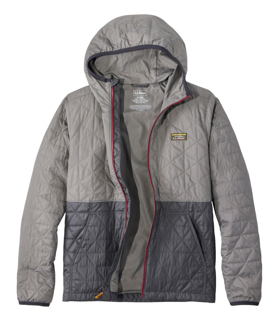 Men's Katahdin Insulated Hoodie, Colorblock | L.L.Bean discount