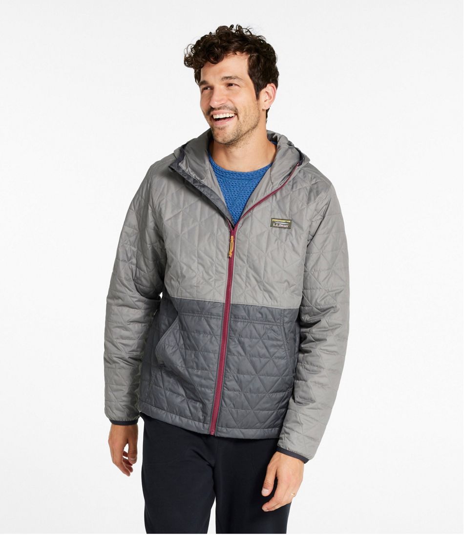 Men's Katahdin Insulated Hoodie, Colorblock | L.L.Bean discount