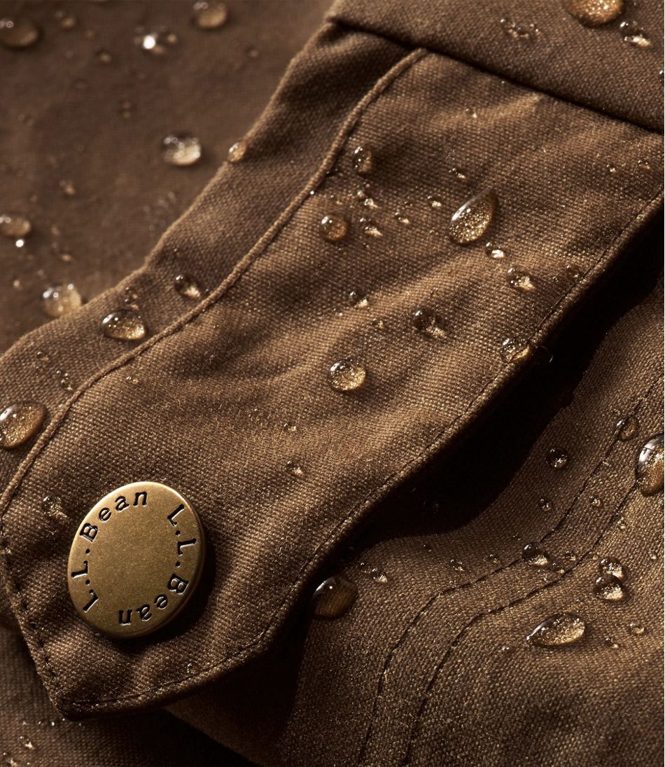 Men's Double L Waxed-Cotton Upland Coat | L.L.Bean US