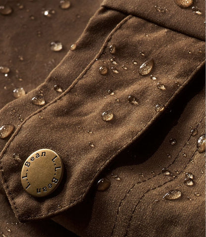 Men's Double L Waxed-Cotton Upland Coat | L.L.Bean US