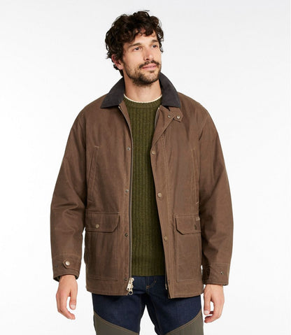 Men's Double L Waxed-Cotton Upland Coat | L.L.Bean US
