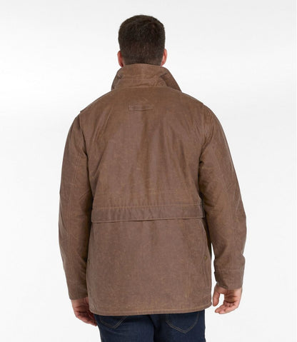 Men's Double L Waxed-Cotton Upland Coat | L.L.Bean US