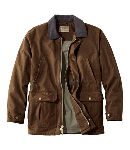 Men's Double L Waxed-Cotton Upland Coat | L.L.Bean US