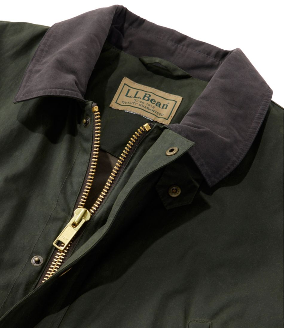 Men's Double L Waxed-Cotton Upland Coat | L.L.Bean US