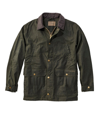 Men's Double L Waxed-Cotton Upland Coat | L.L.Bean US