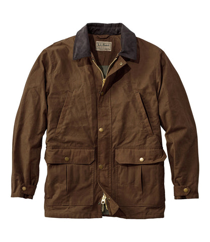 Men's Double L Waxed-Cotton Upland Coat | L.L.Bean US
