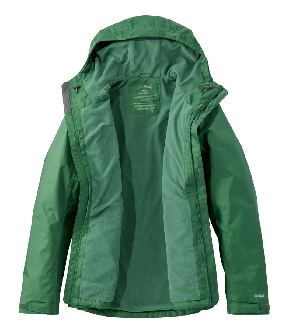 Men's Trail Model Rain Jacket, Fleece-Lined | L.L.Bean discount
