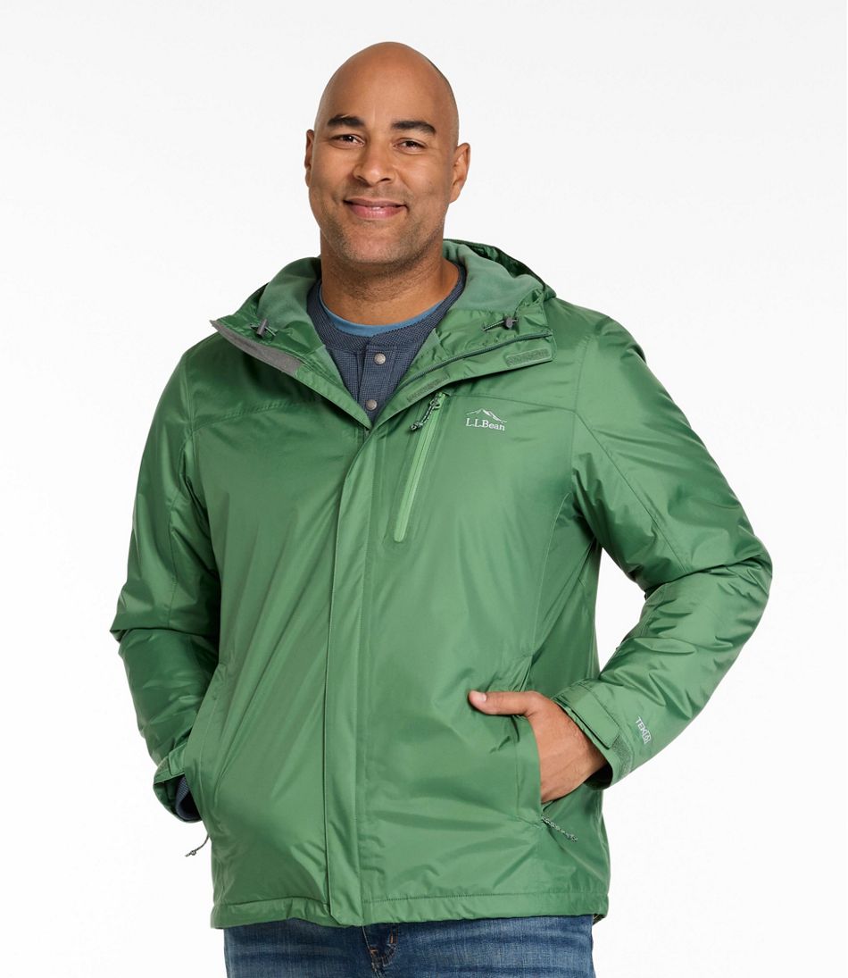 Men's Trail Model Rain Jacket, Fleece-Lined | L.L.Bean discount