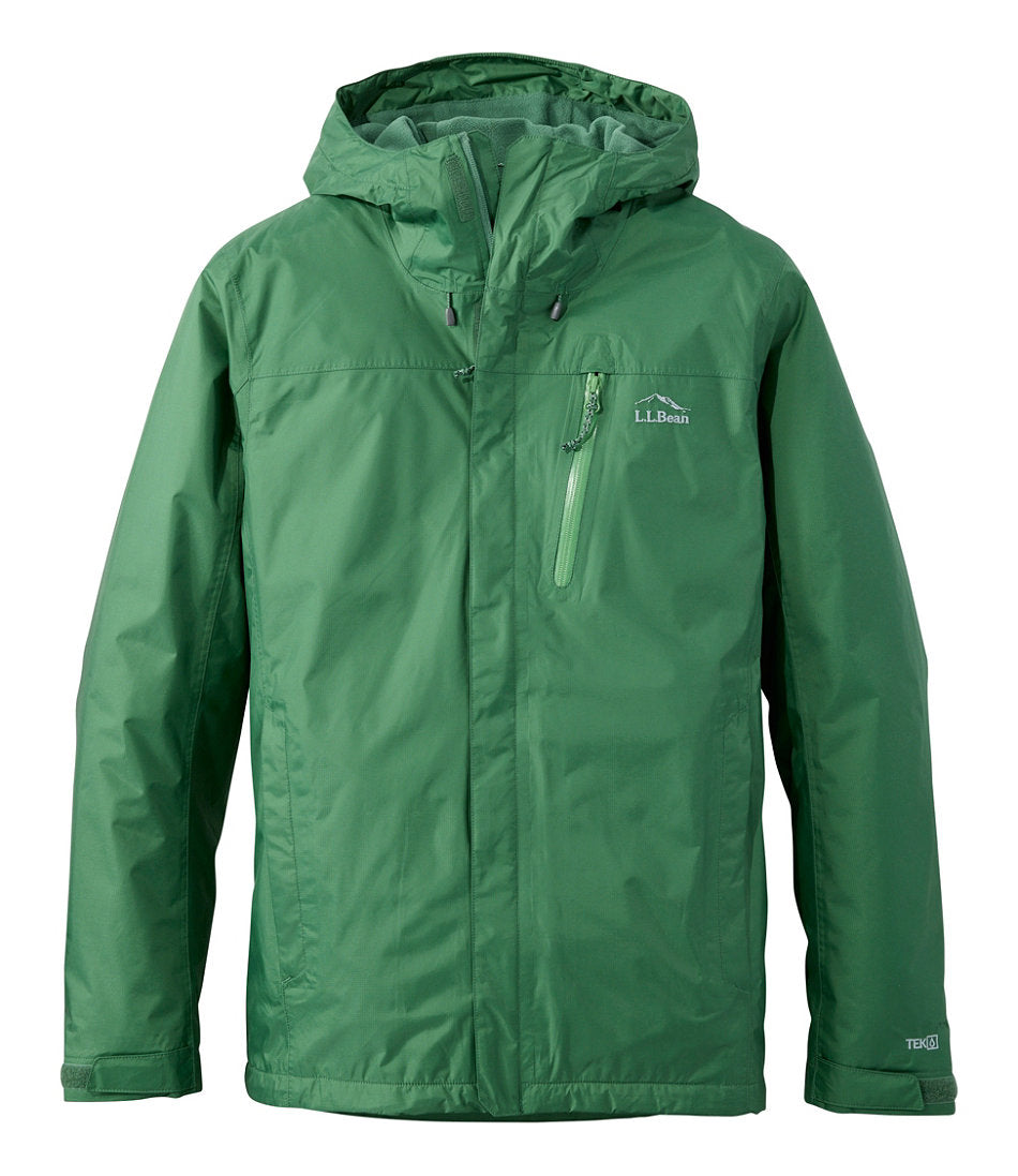 Men's Trail Model Rain Jacket, Fleece-Lined | L.L.Bean discount