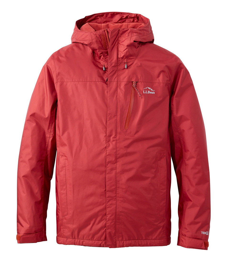 Men's Trail Model Rain Jacket, Fleece-Lined | L.L.Bean discount