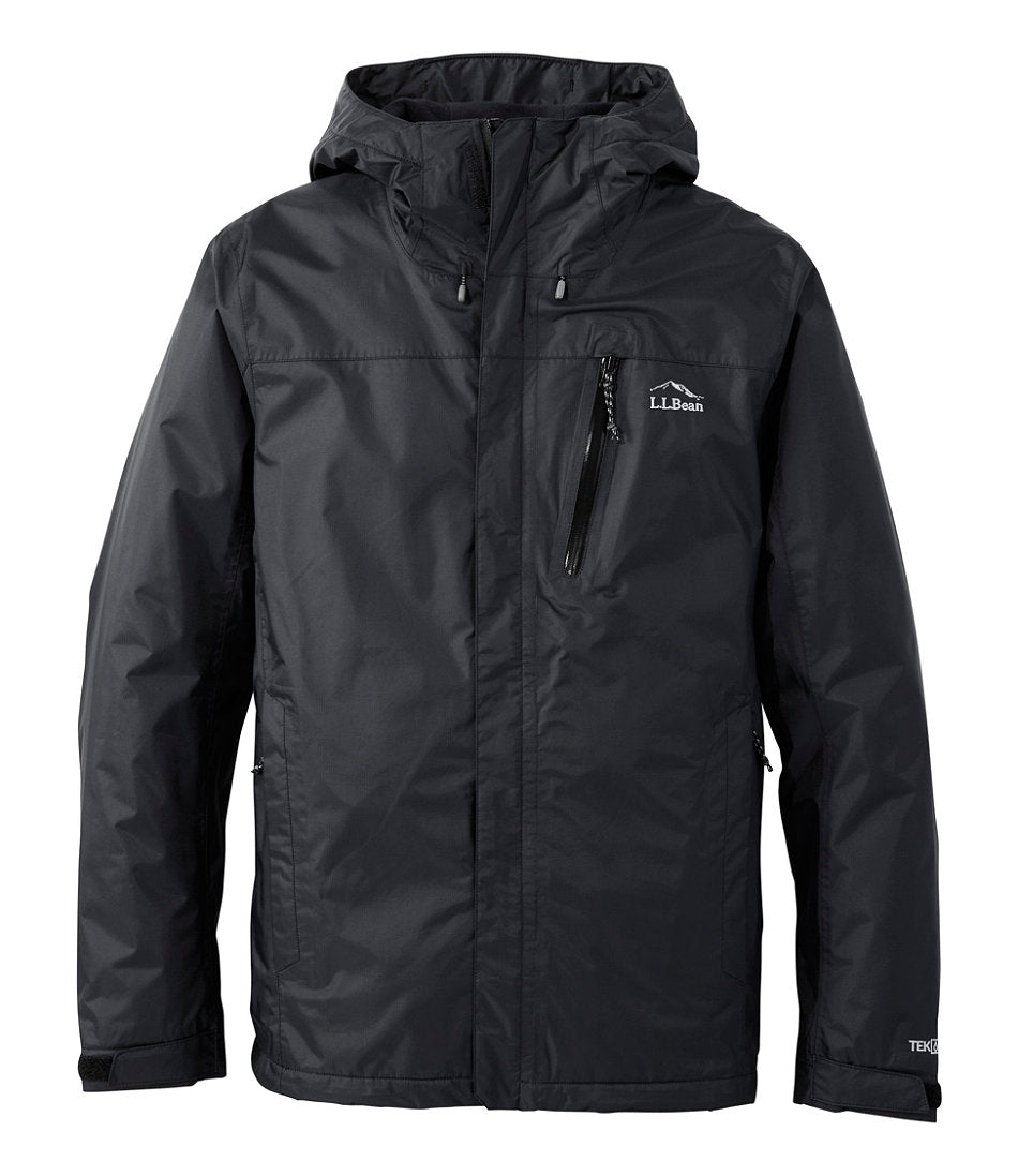 Men's Trail Model Rain Jacket, Fleece-Lined | L.L.Bean discount