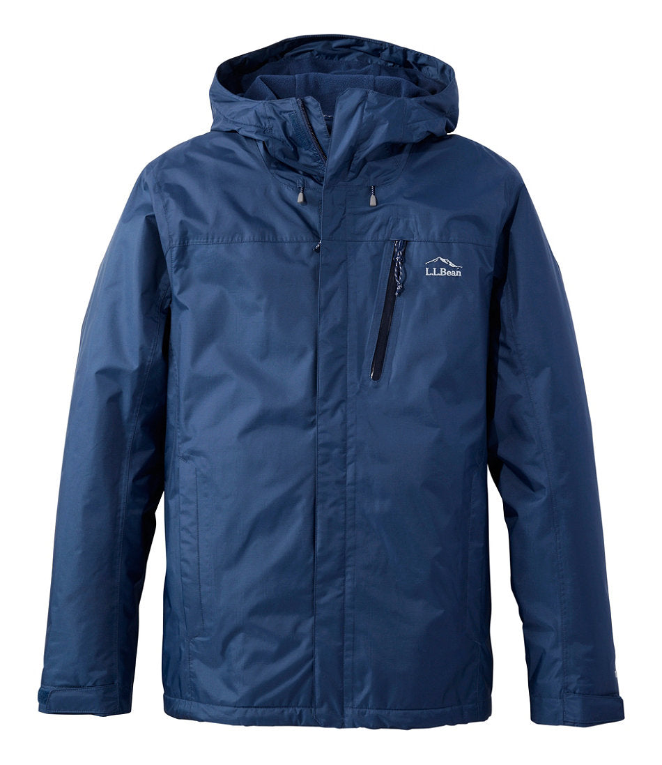 Men's Trail Model Rain Jacket, Fleece-Lined | L.L.Bean discount