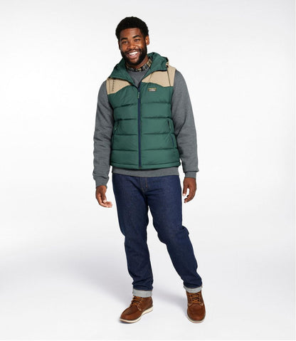 Men's Mountain Classic Hooded Down Vest | L.L.Bean for sale