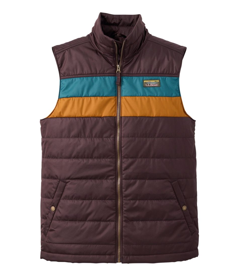 Men's Mountain Classic Puffer Vest, Colorblock | L.L.Bean online