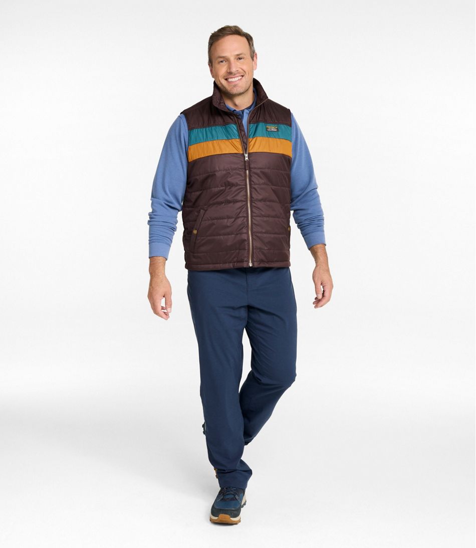 Men's Mountain Classic Puffer Vest, Colorblock | L.L.Bean online