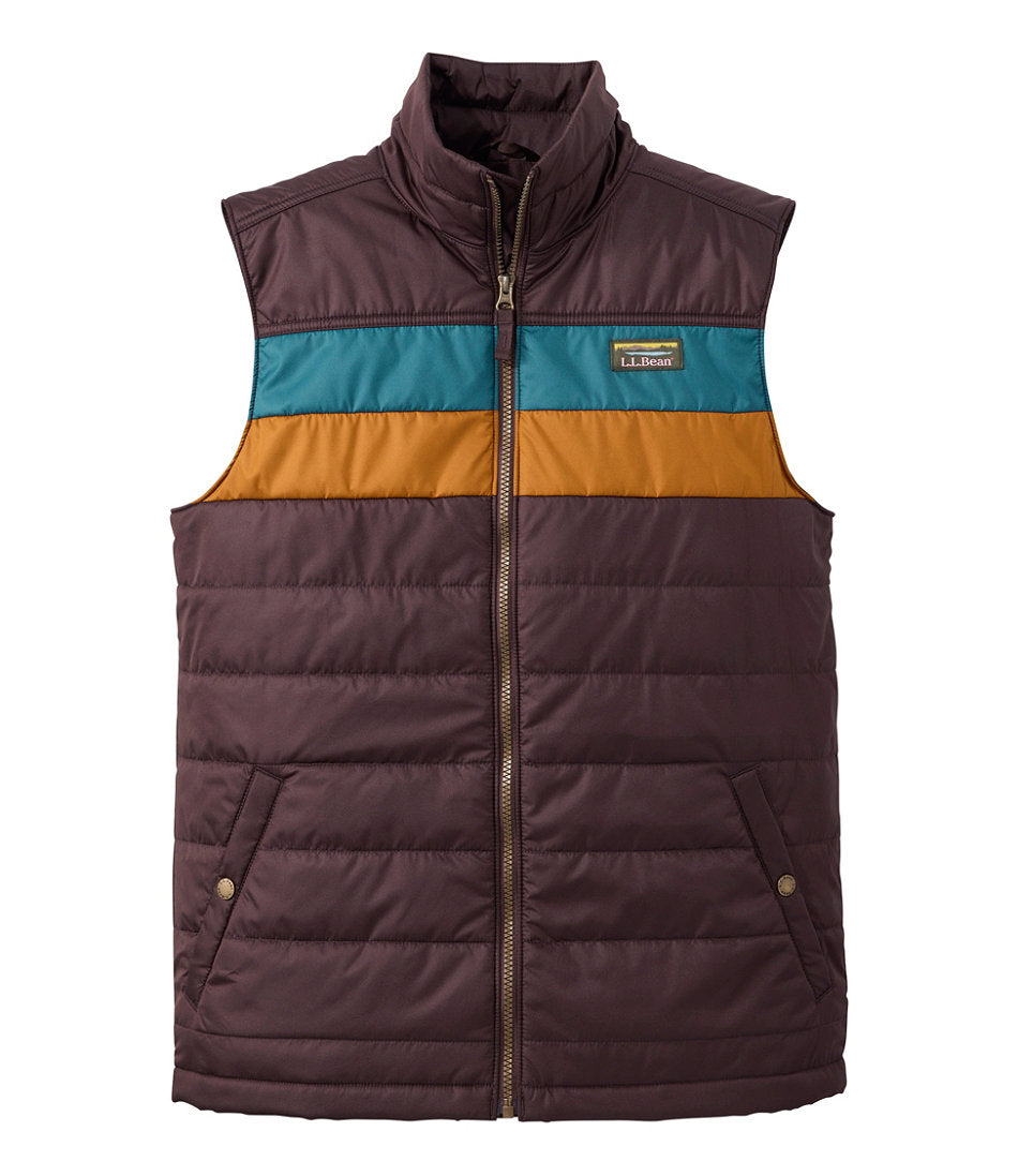 Men's Mountain Classic Puffer Vest, Colorblock | L.L.Bean online
