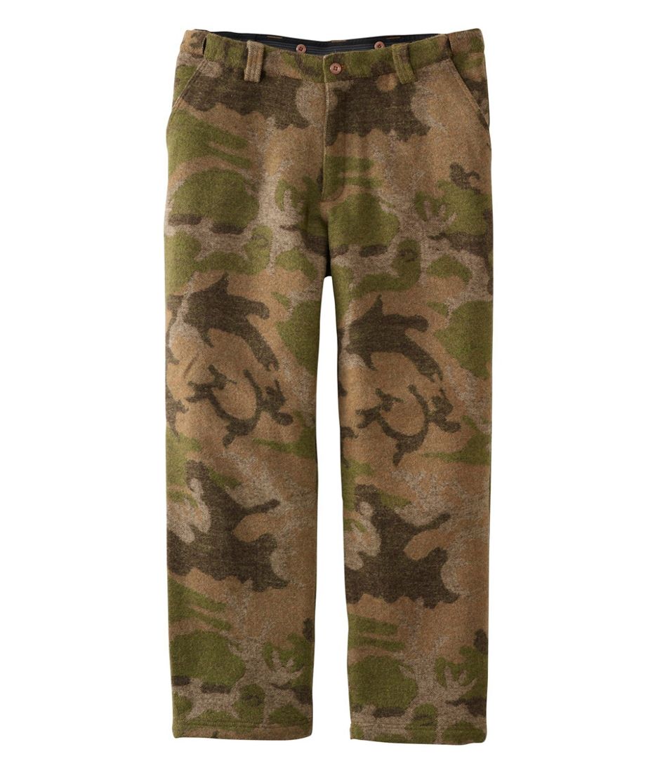 Men's Maine Guide Wool Pants with PrimaLoft, Camouflage | L.L.Bean discount