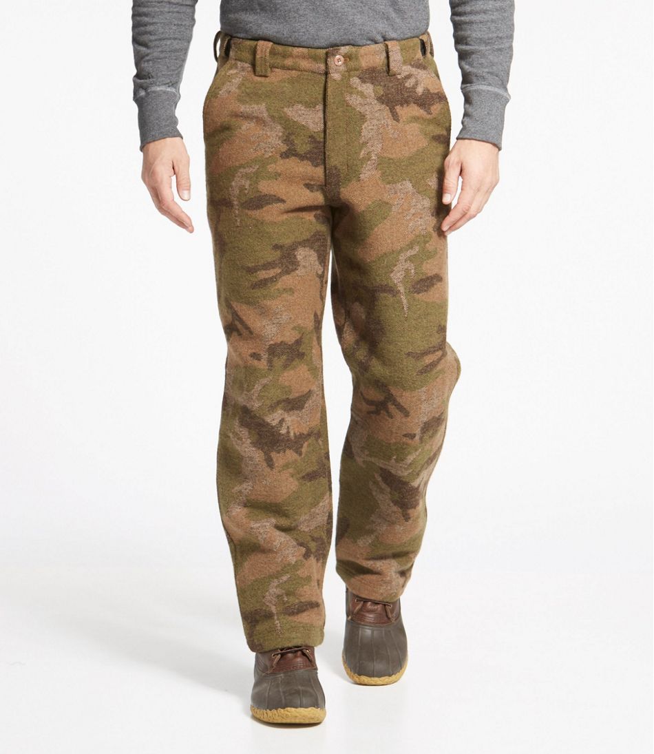 Men's Maine Guide Wool Pants with PrimaLoft, Camouflage | L.L.Bean discount