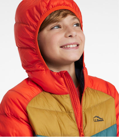 Kids' Ultralight 650 Down Jacket, Colorblock | L.L.Bean discount