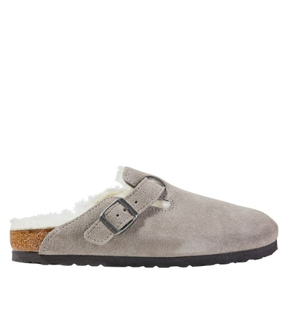 Women's Birkenstock Boston Clogs, Suede Shearling | L.L.Bean online