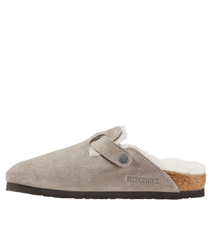 Women's Birkenstock Boston Clogs, Suede Shearling | L.L.Bean online
