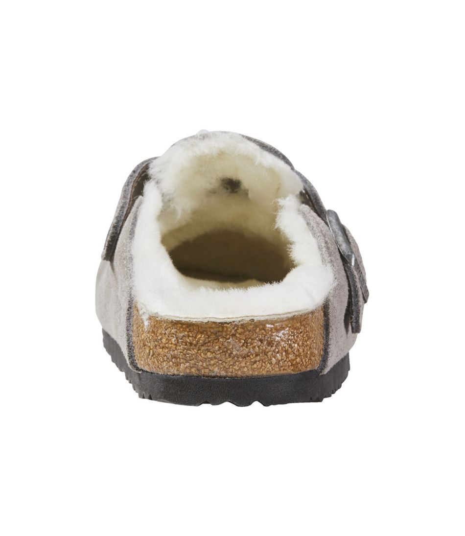 Women's Birkenstock Boston Clogs, Suede Shearling | L.L.Bean online