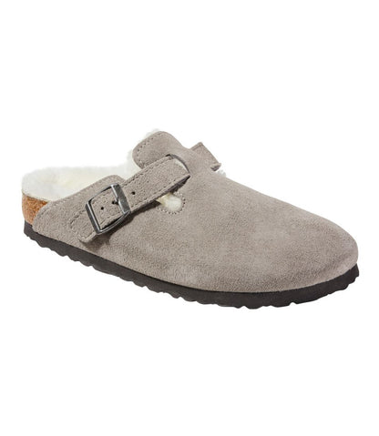Women's Birkenstock Boston Clogs, Suede Shearling | L.L.Bean online