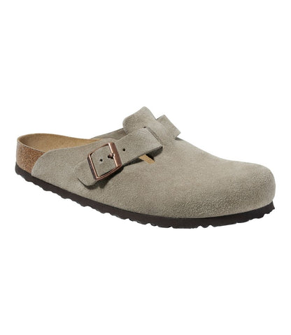 Men's Birkenstock Soft Footbed Boston Clogs, Suede | L.L.Bean outlet